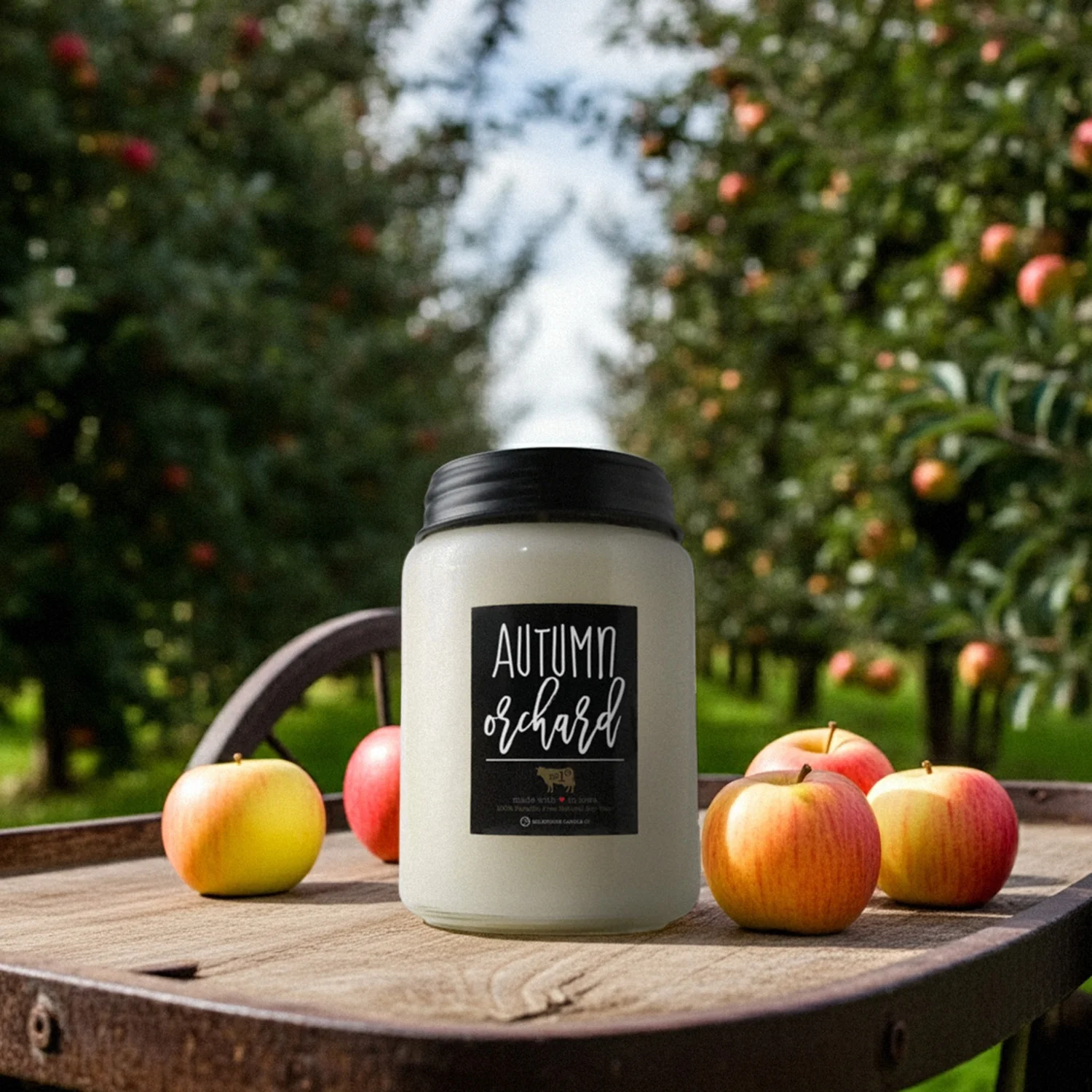 Autumn Orchard Candle | 26 oz Farmhouse Jar - Image 3
