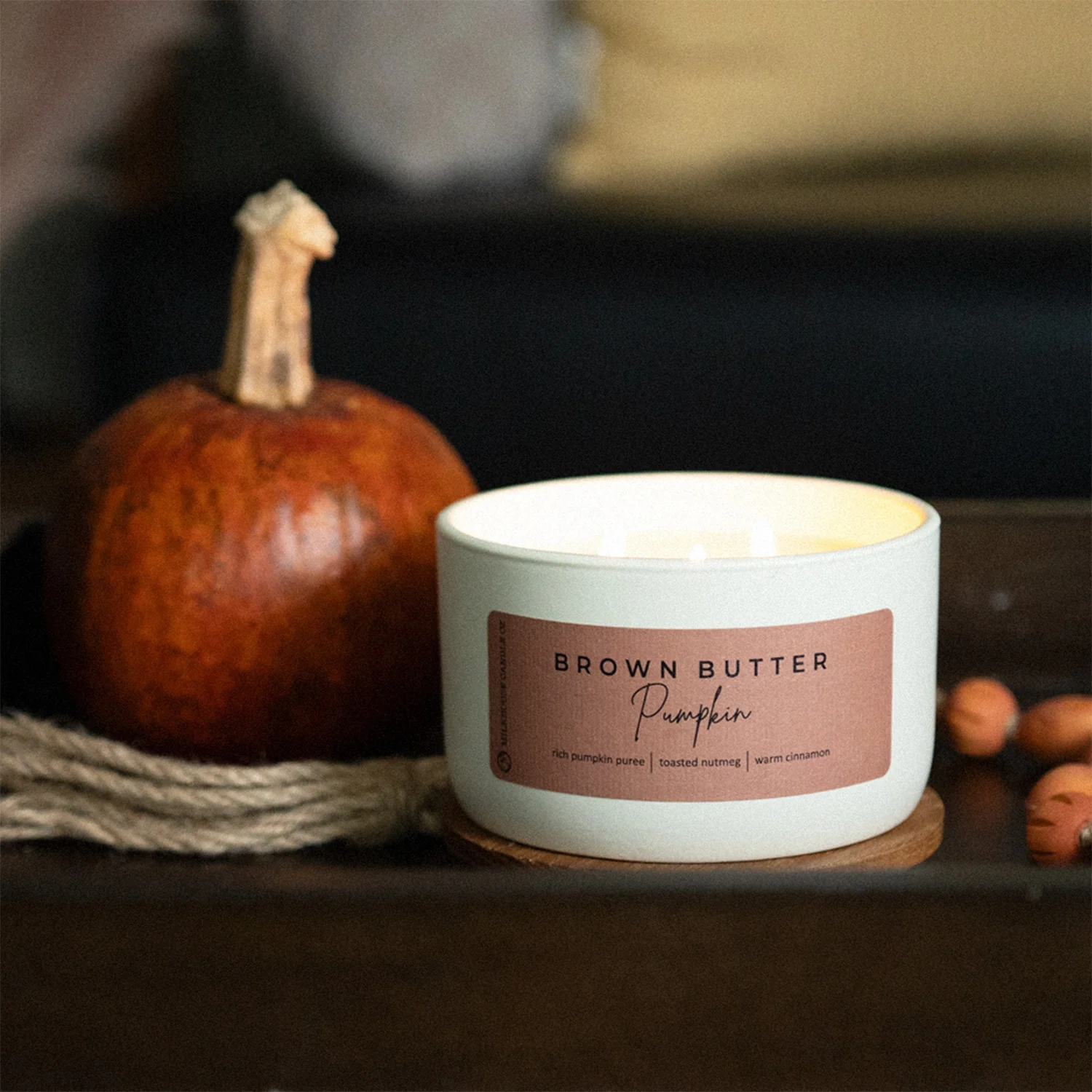 Brown Butter Pumpkin Candle | 10 oz Signature Statement - Image 4