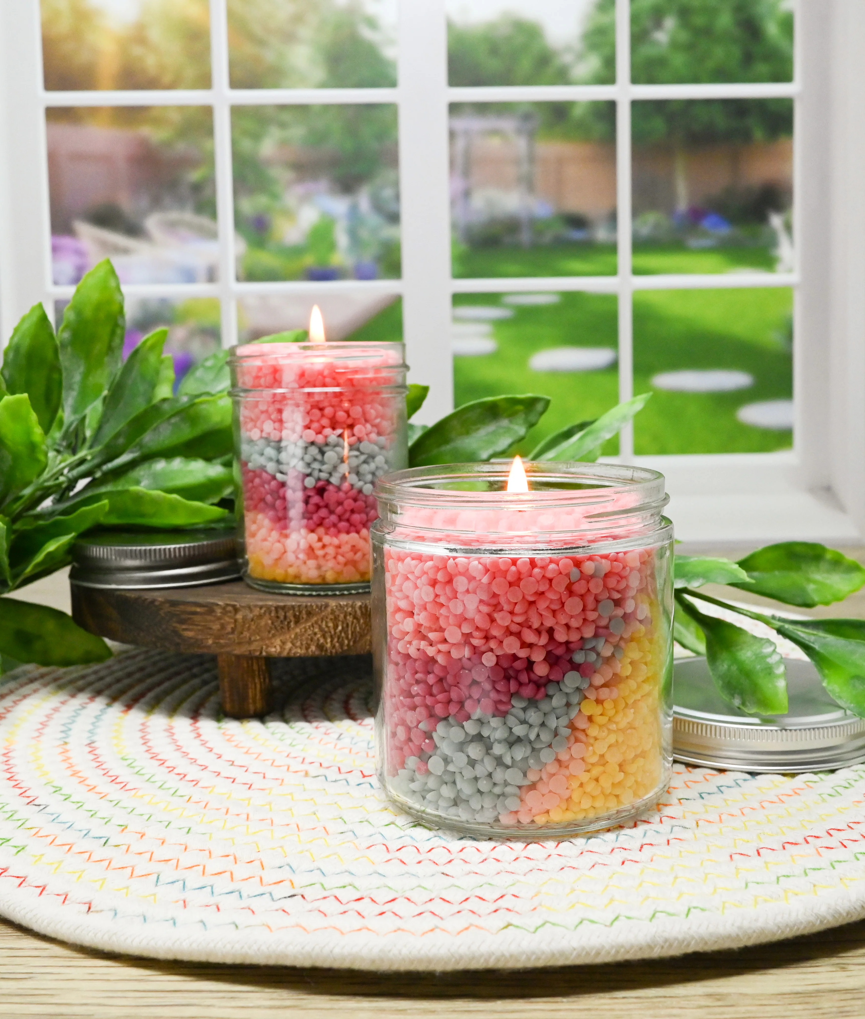 Candle Bar - 10 oz Glass Wicked Jar with Lid - Image 5