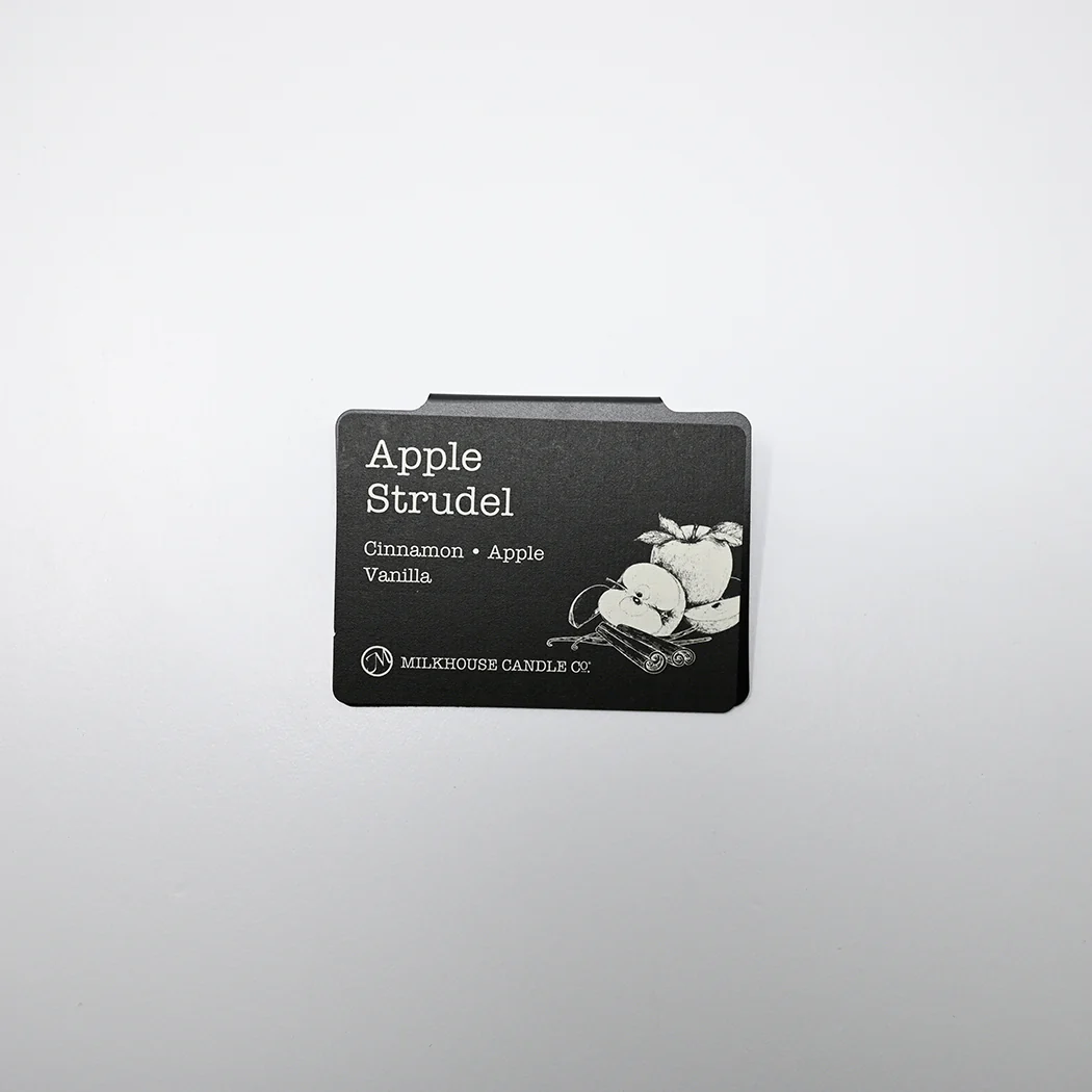 Apple Strudel Candle Bar Scent Label Sign