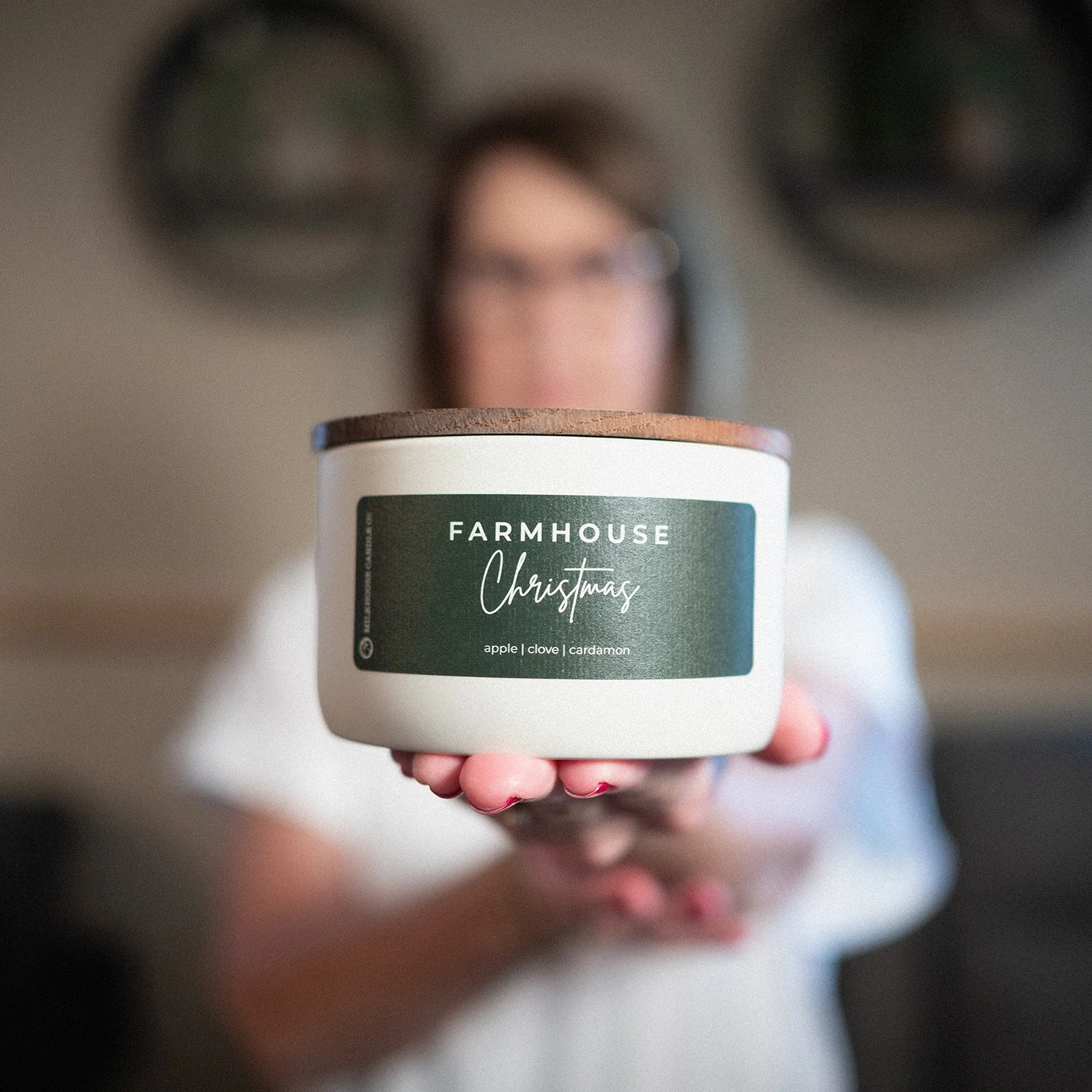 Farmhouse Christmas Candle | 10 oz Signature Statement - Image 4