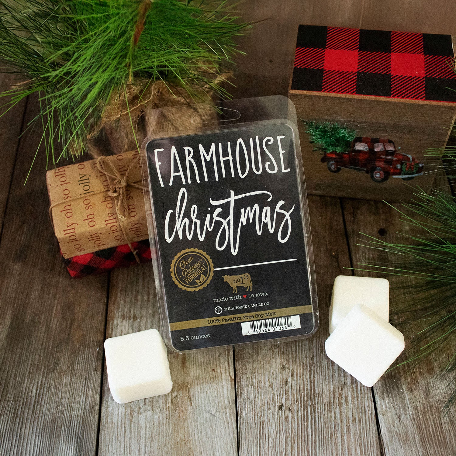 Farmhouse Christmas Wax Melt | 5.5 oz Melt - Image 5