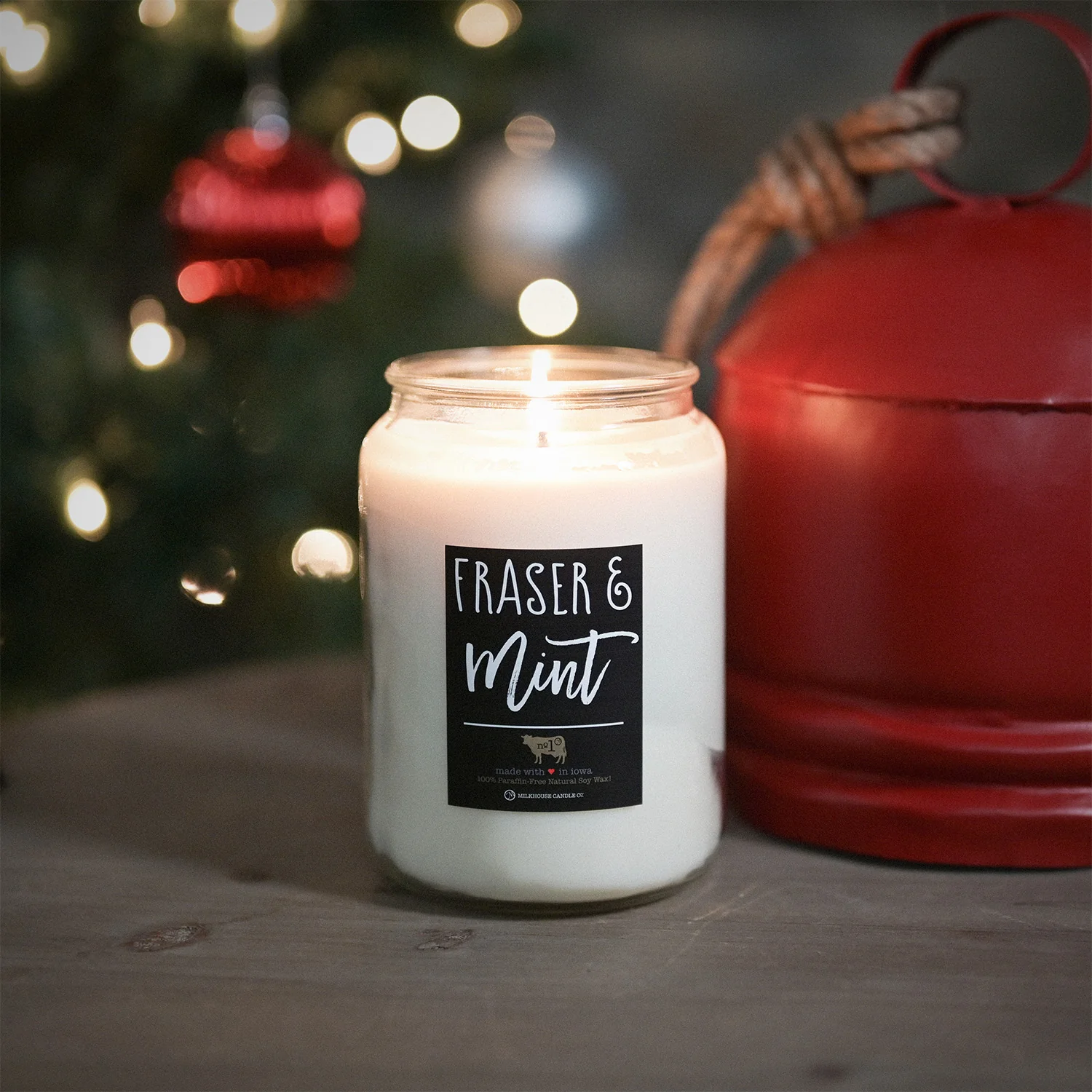 Fraser & Mint Candle | 26 oz Farmhouse Jar - Image 3