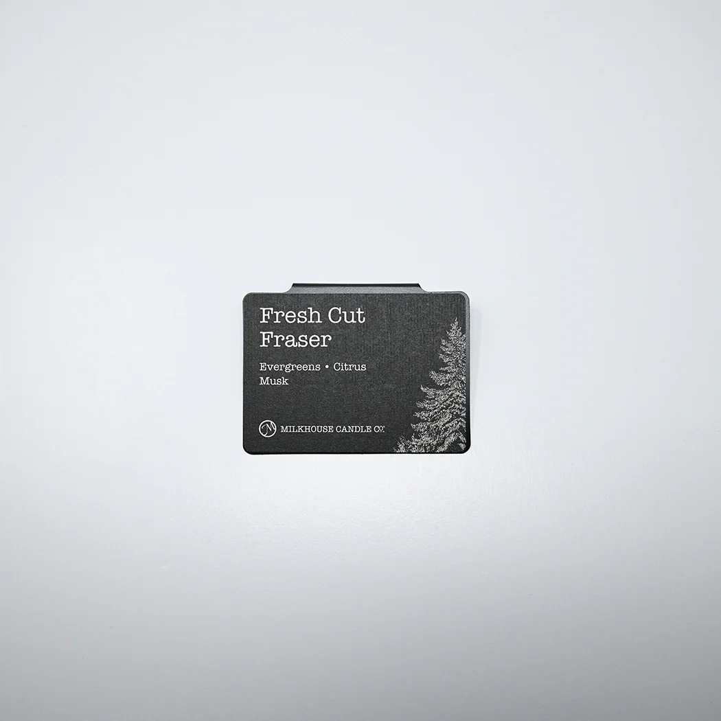 Fresh Cut Fraser Candle Bar Scent Label Sign