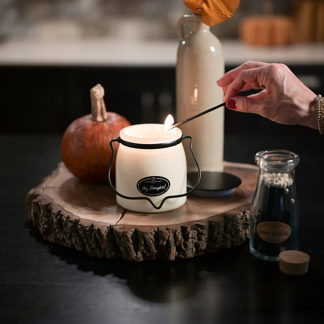 Hey, Pumpkin! Candle | 16 oz Butter Jar - Image 3