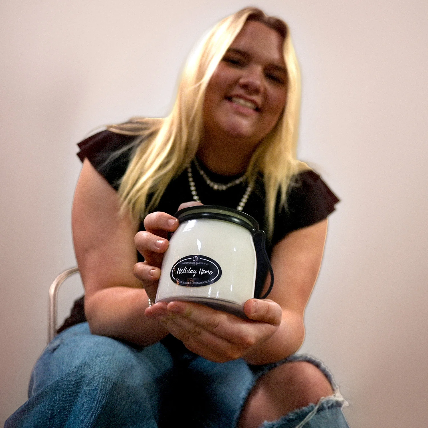 Holiday Home Candle | 16 oz Butter Jar - Image 4