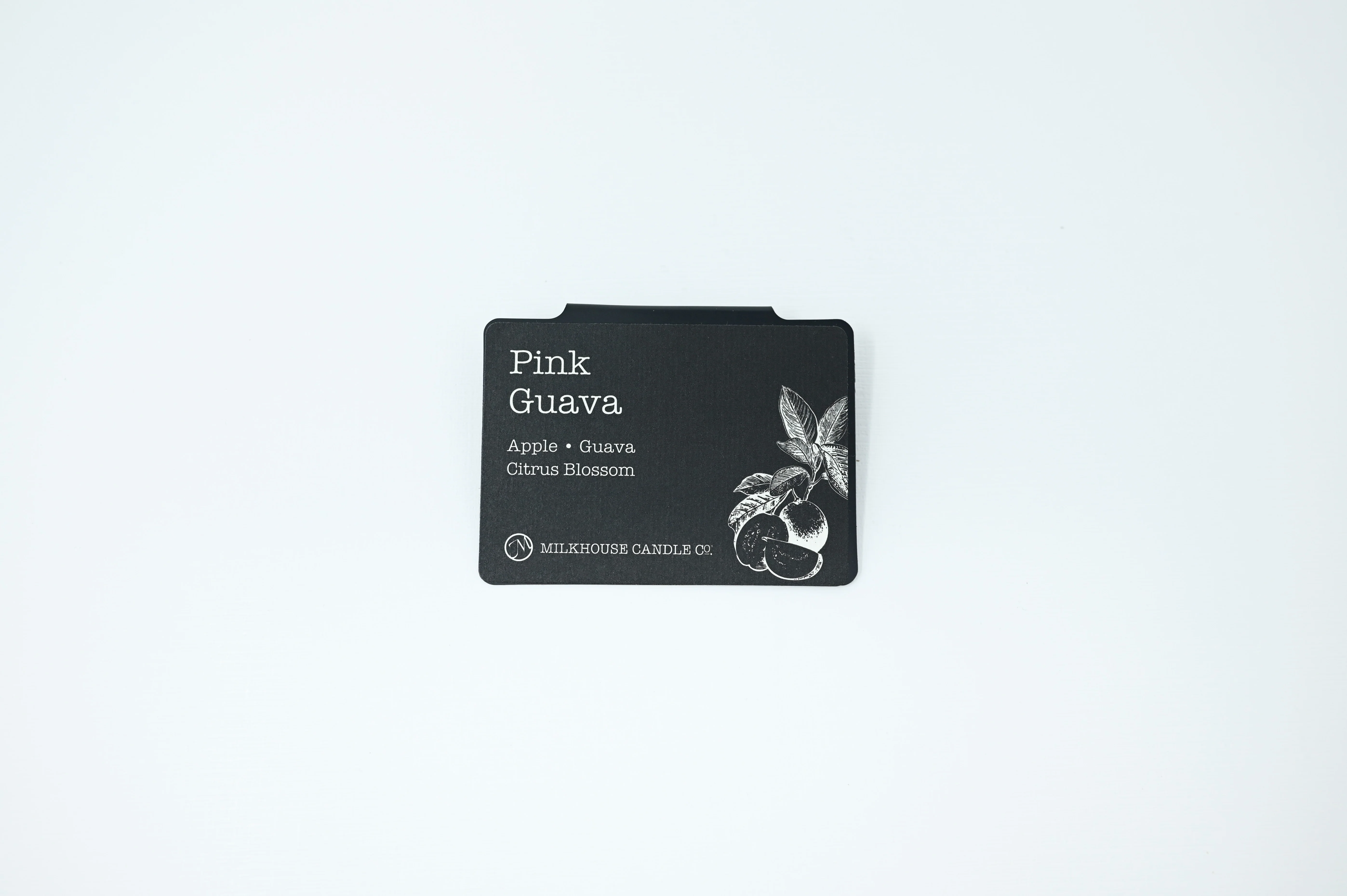 Pink Guava Candle Bar Scent Label Sign