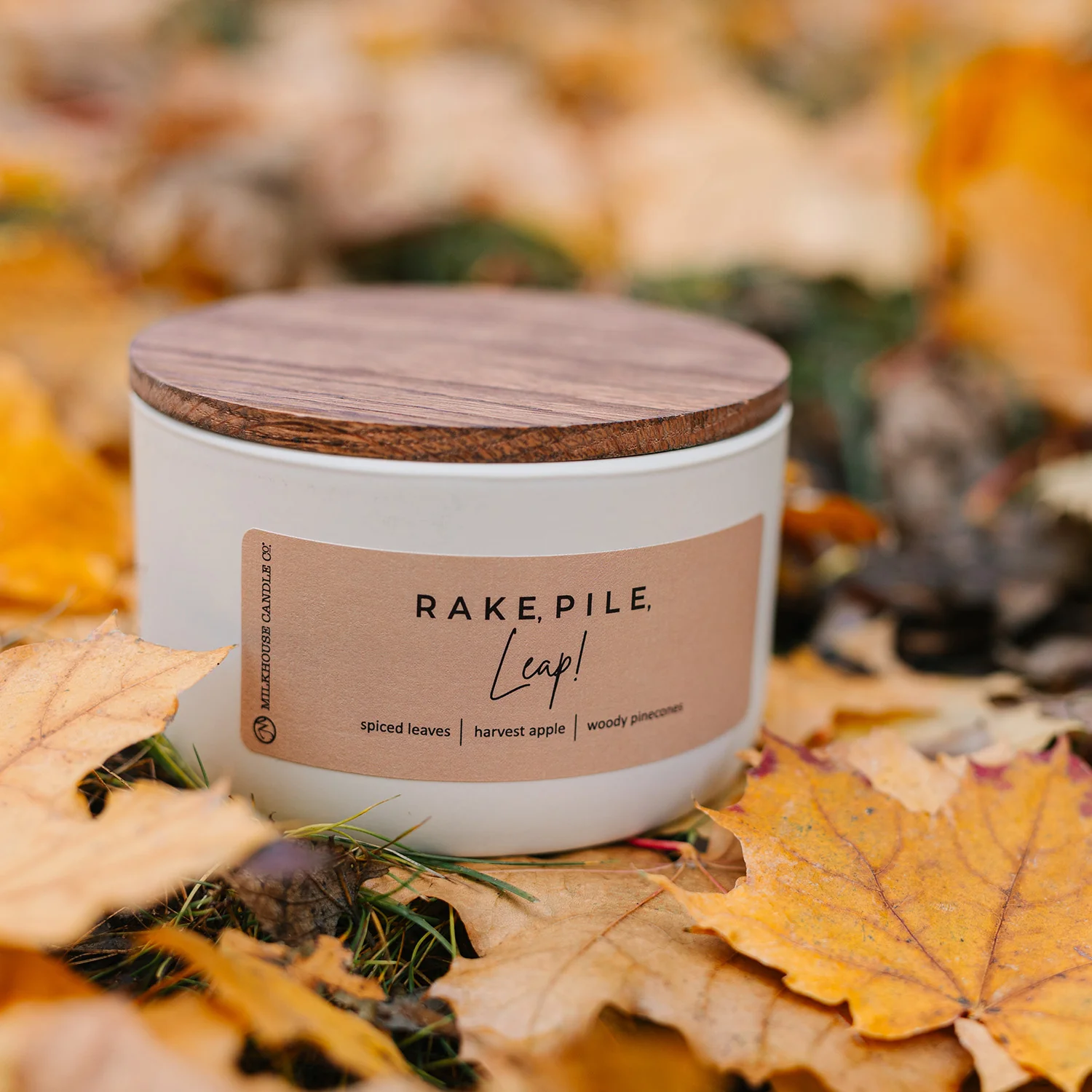 Rake, Pile, Leap! Candle | 10 oz Signature Statement - Image 4