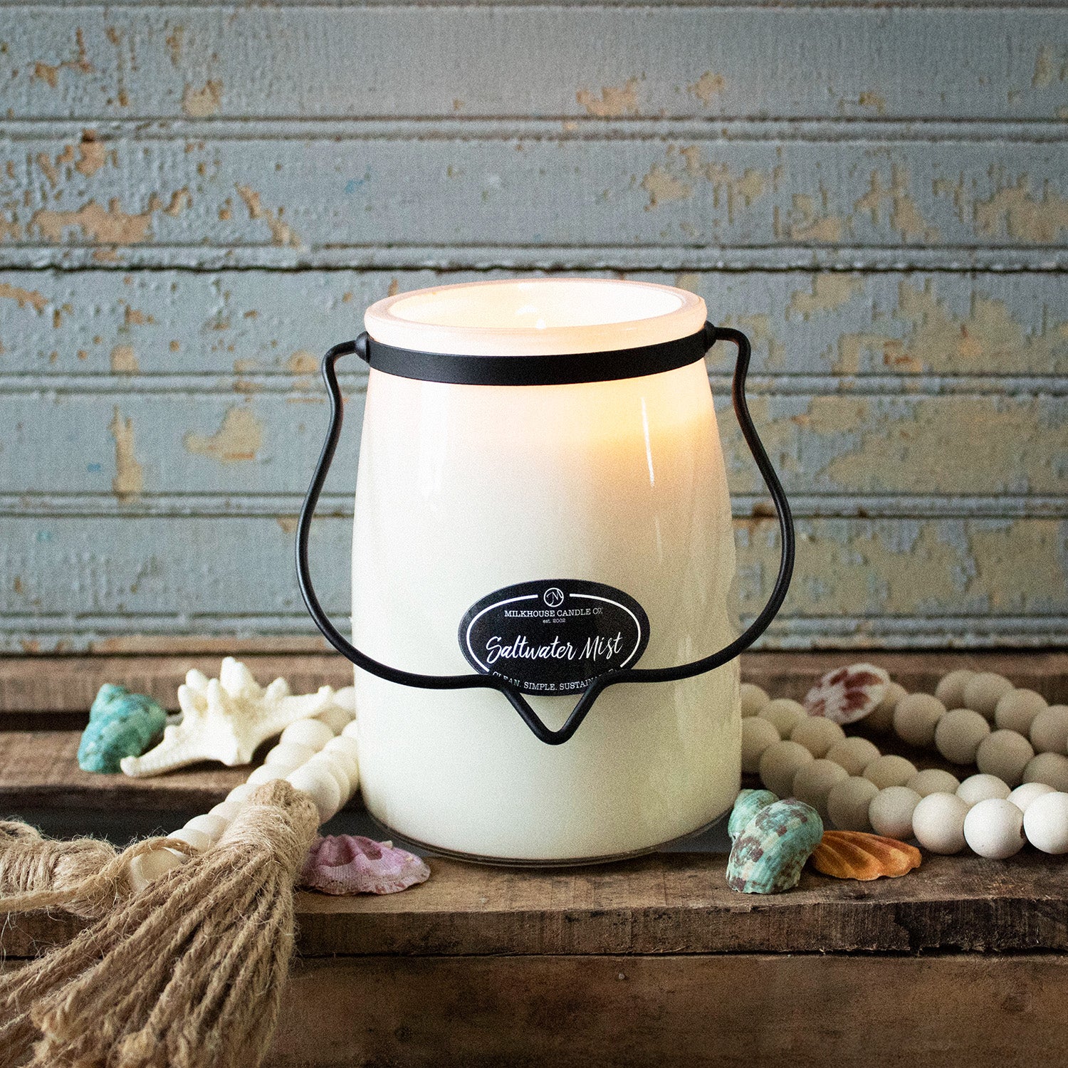 Saltwater Mist Candle | 22 oz Butter Jar - Image 3