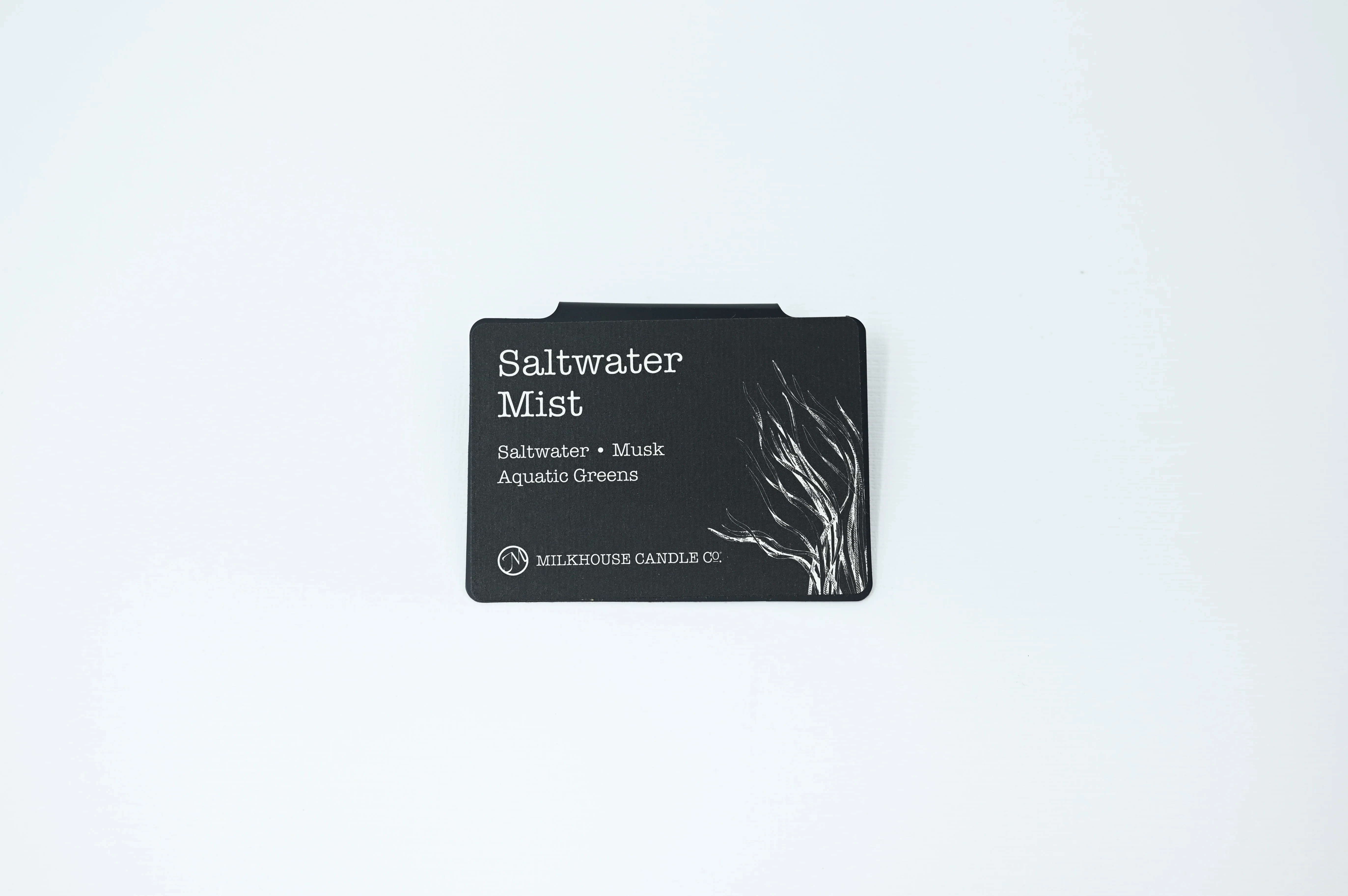 Saltwater Mist Candle Bar Scent Label Sign