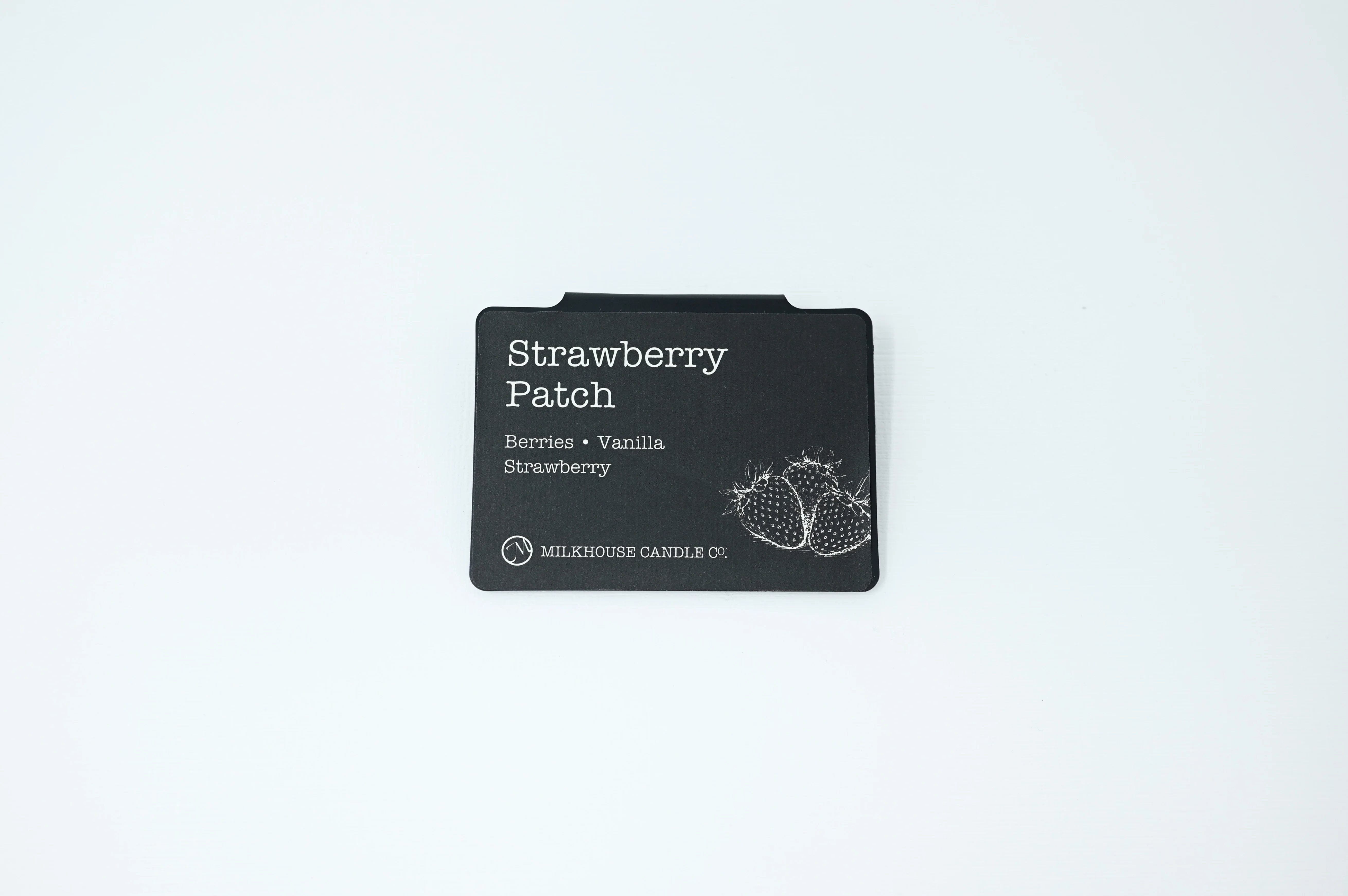 Strawberry Patch Candle Bar Scent Label Sign