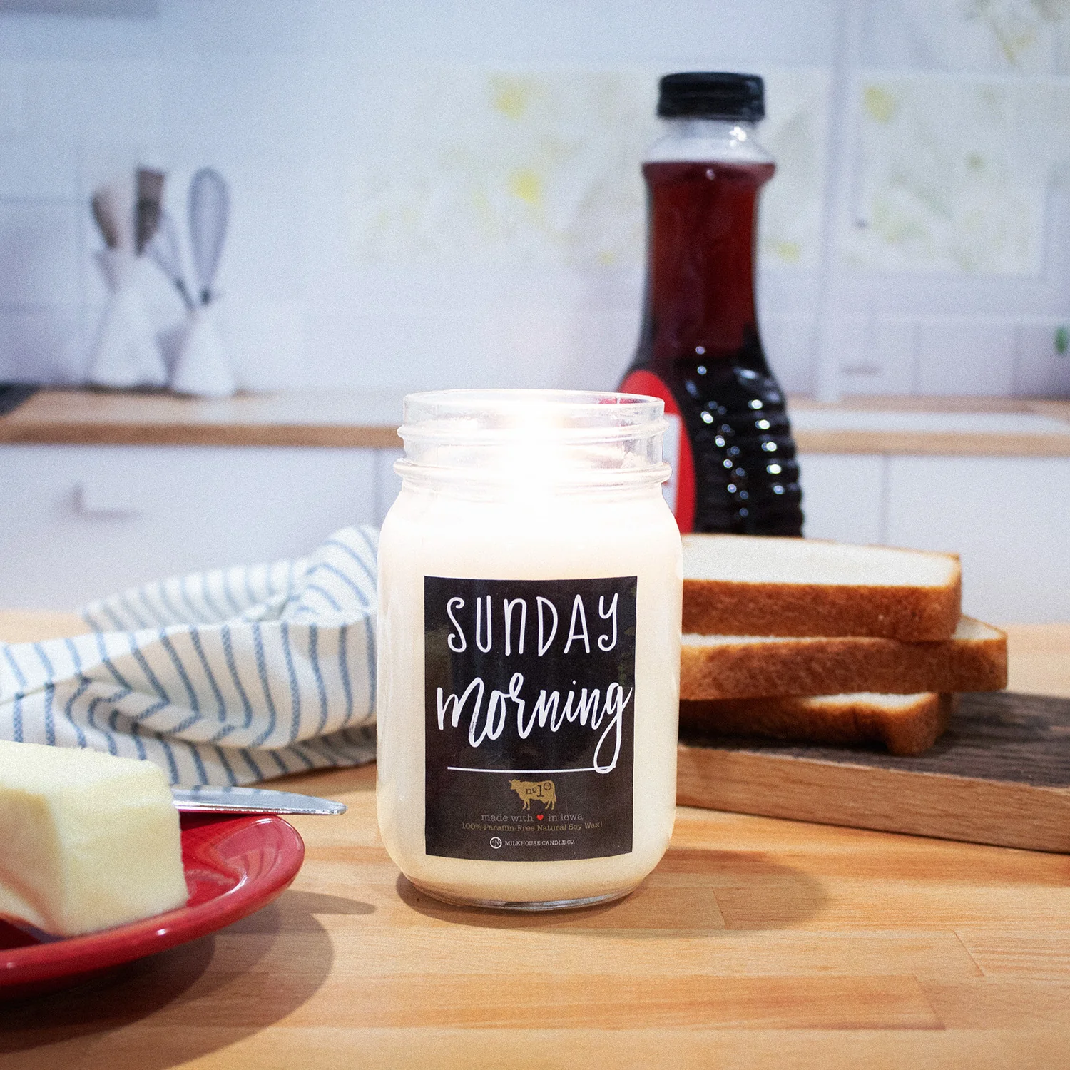 Sunday Morning Candle | 13 oz Mason Jar - Image 3