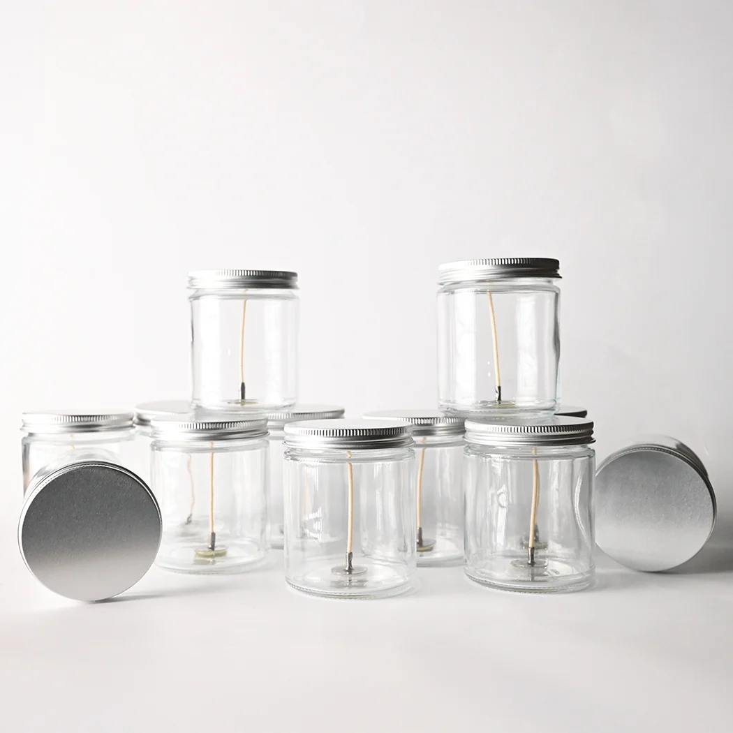 Candle Bar - 5.5 oz Glass Wicked Jar with Lid - Image 2